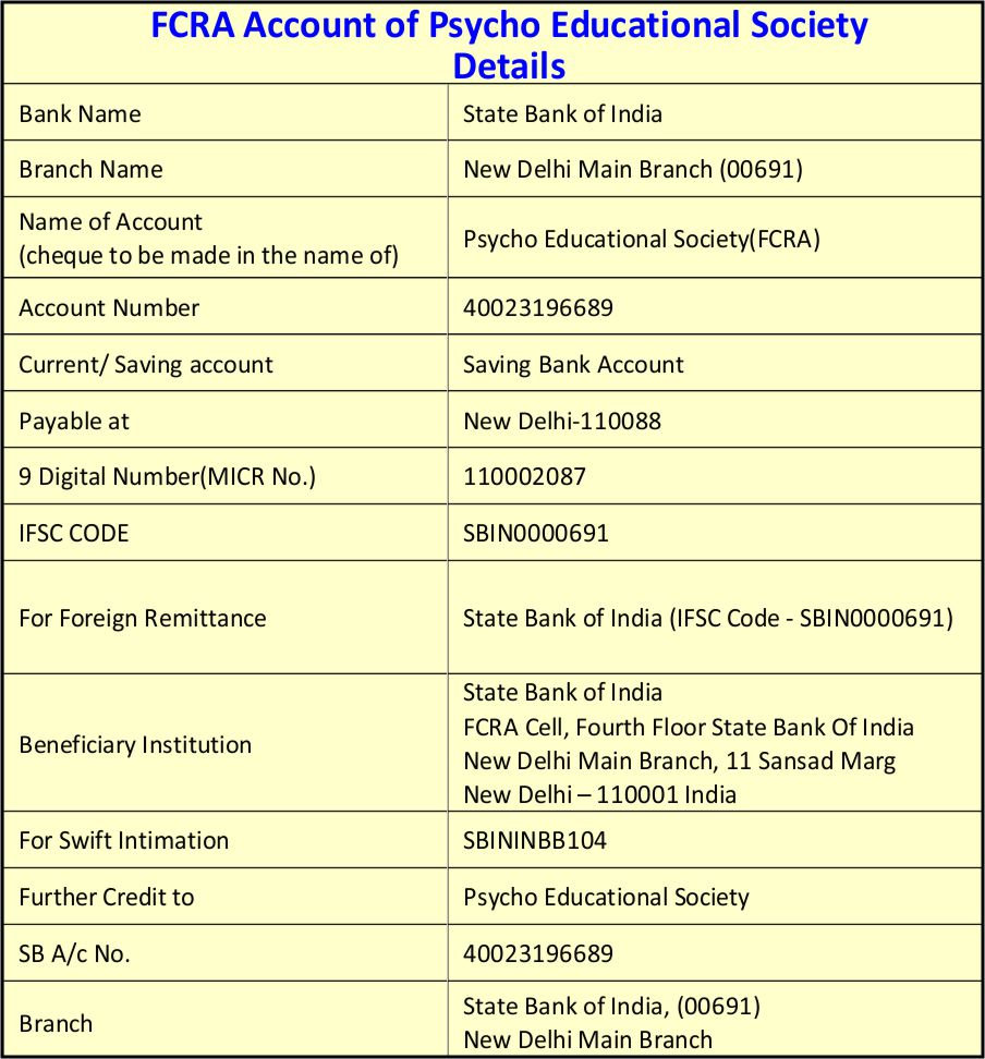 FCRA-Account